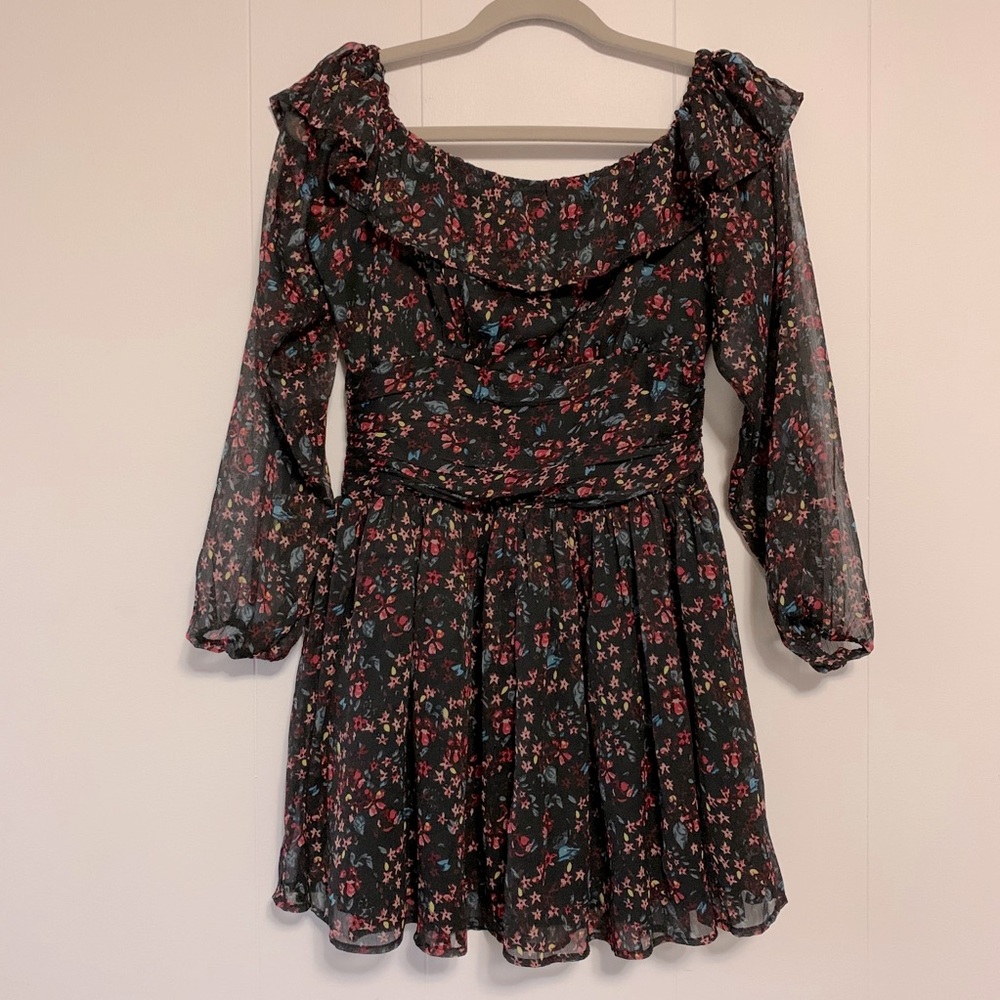 Urban Outfitters Ruffle off shoulder mini dress 4